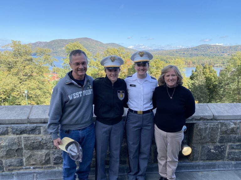 Bill, Kailey, Joanna and Karen Conrad West Point