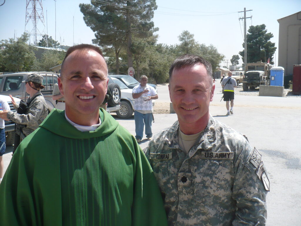 Bill Conrad and Father in Afganistan