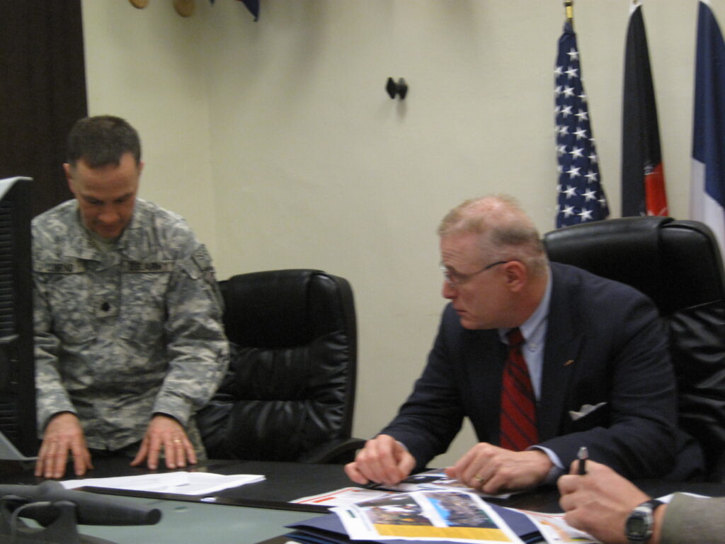 LTC Conrad briefing SIGAR Special Inspector General For Afghanistan